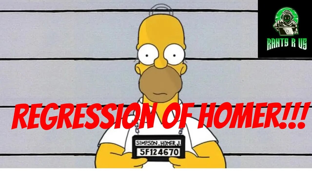 The Regression Of Homer Simpson!!!