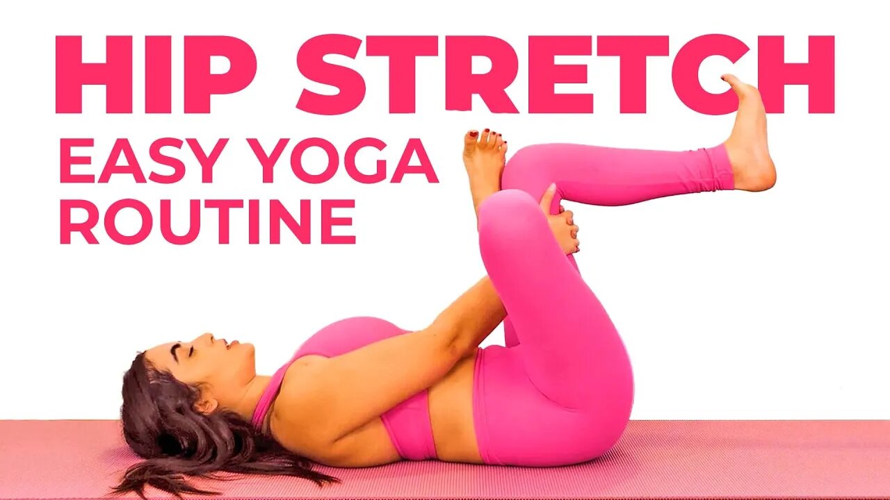 EASY Yoga for Beginners! Hip Stretching for Tight Muscles! Full Stretches