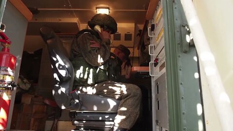 Russian Forces Conducting Day-To-Day Tasks, Checkpoints, Troop Fed