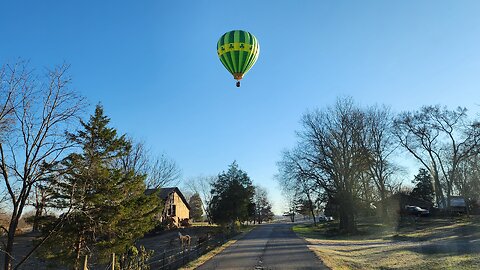 Late autumn balloon fun