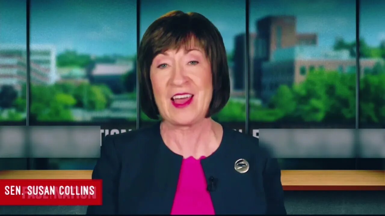 Senator Susan Collins Says A Major Crime Occurred on Her Sidewalk, May 15, 2022