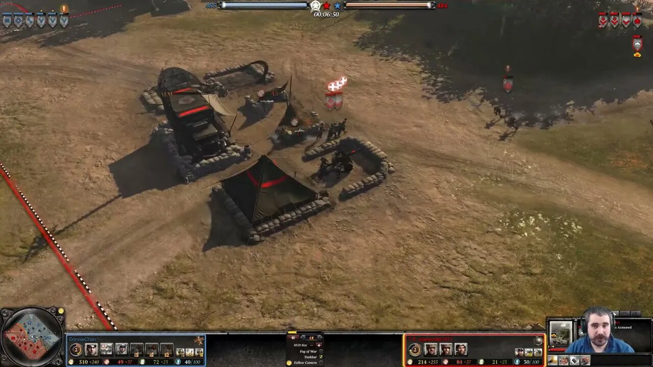 DonnieChan (Ost) vs TR sidewinder 1911 (UKF) || Company of Heroes 2