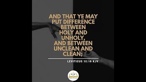 Sunday Talk With Jamal Leviticus 10:10 06/Oct/24