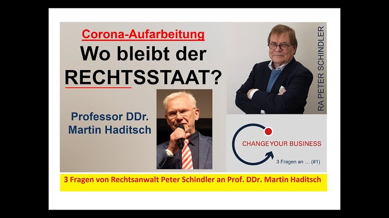 15.12.24 🔝🧠👉Wo bleibt der Rechtsstaat?? ... RA Peter Schindler & DR.DR.Martin Haditsch)