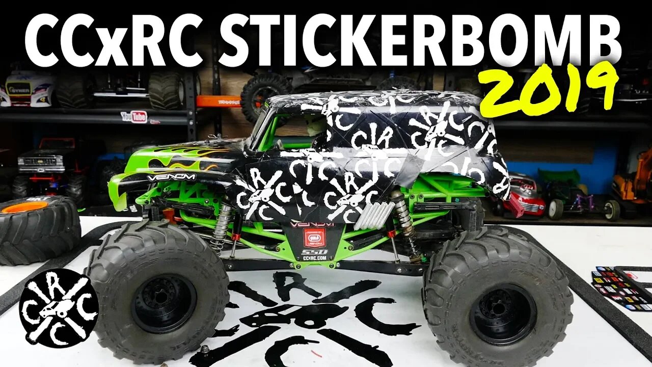 Stickerbomb Update and Monster Truck Tire Options