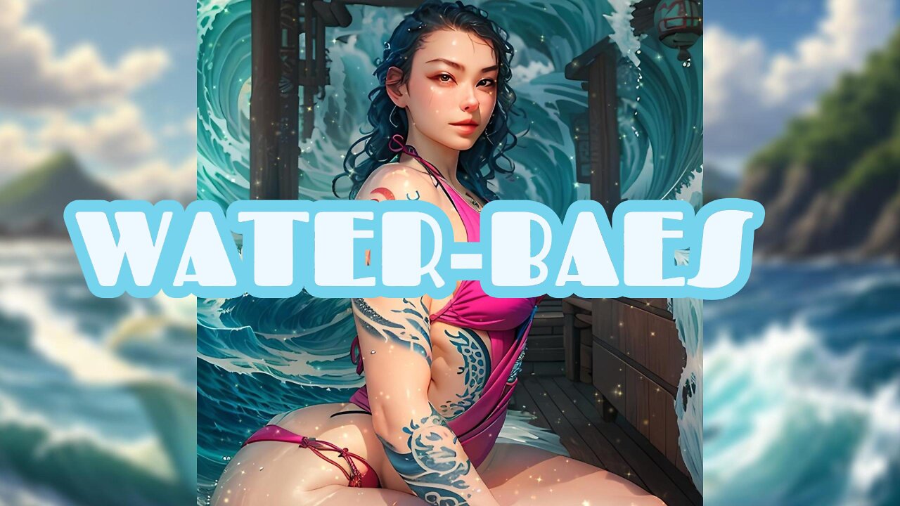 Water Babes AI wet photoshoot