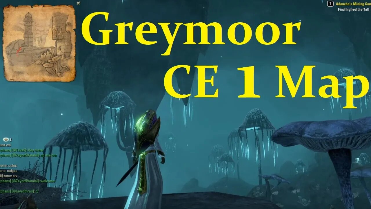 ESO Blackreach Greymoor Caverns CE 1 Treasure Map Location! - (Guide) Elder Scrolls Online