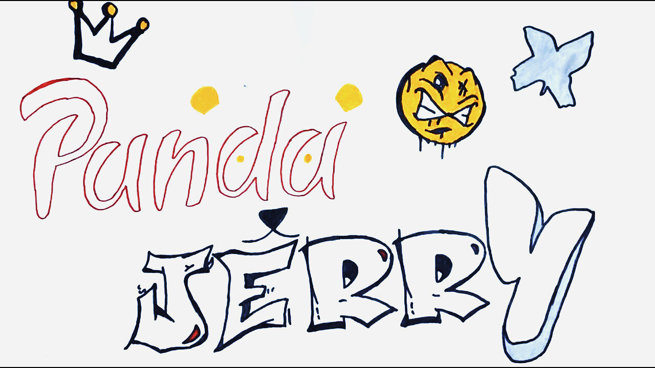 Graffiti Tutorial How to Draw Graffiti Name | Panda/Jerry #1