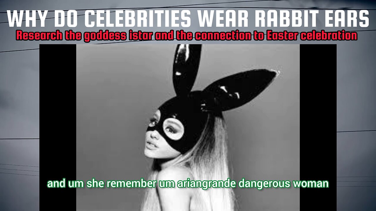 Why do these celebrities wear rabbit ears?