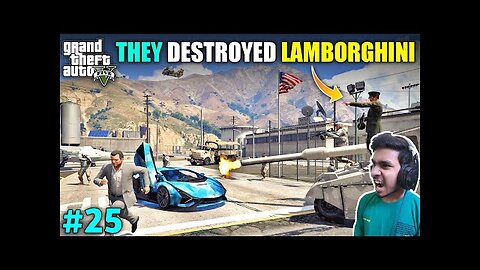 I LOST MY LAMBORGHINI TO SAVE HIM | GTA V GAMEPLAY #25