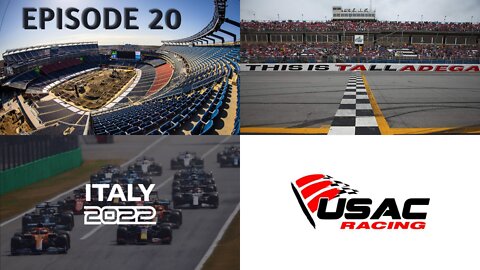 Episode 20 - 2022 NASCAR Talladega SuperSpeedway, SuperCross Foxborough, F1 in Italy, and More