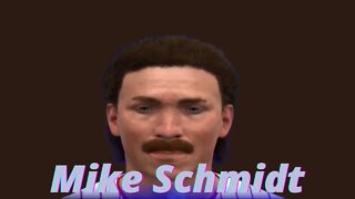 Creating Mike Schmidt MLB The Show 22