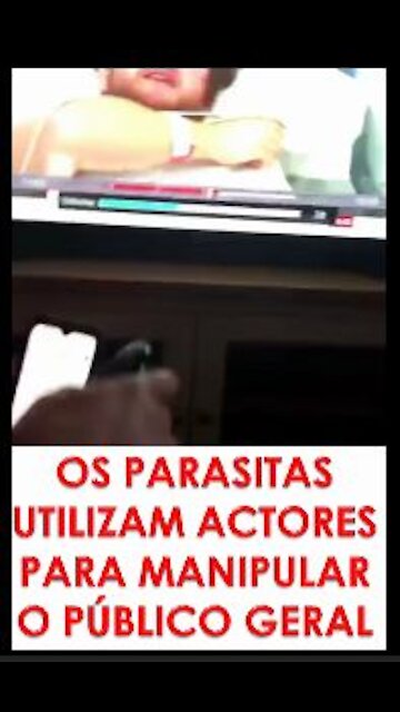 OS PARASITAS USAM ACTORES PARA MANIPULAR O PÚBLICO