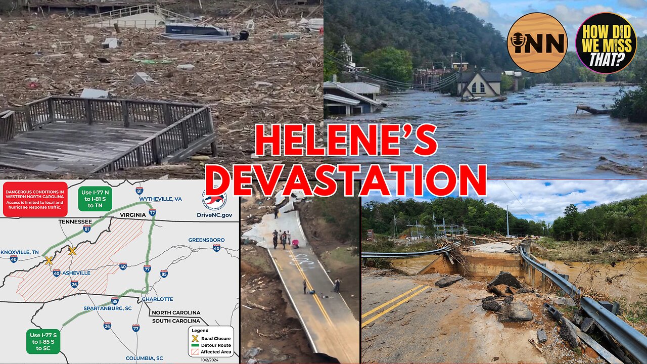 Hurricane Helene DEVASTATES, Conspiracies & Lahaina/Paradise All Over Again?: An In-Depth Look