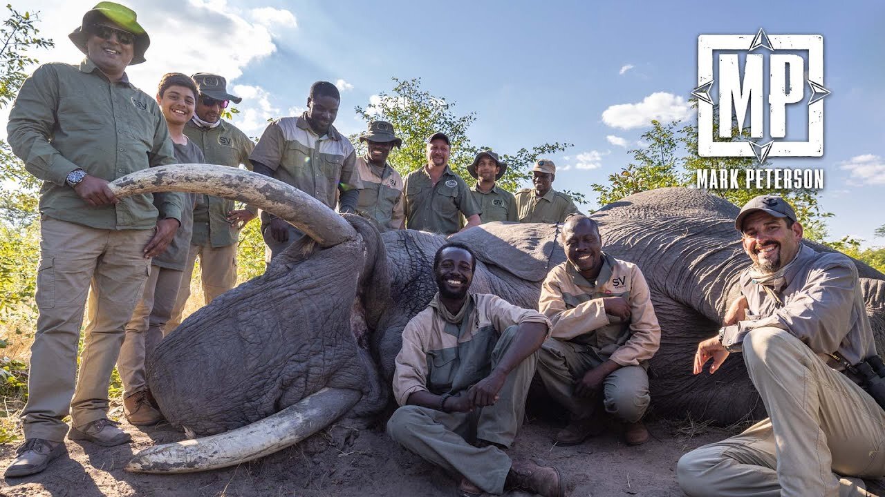 Botswana Ends 7 Year Hunting Ban, Elephant at 30yds | Mark V. Peterson Hunting