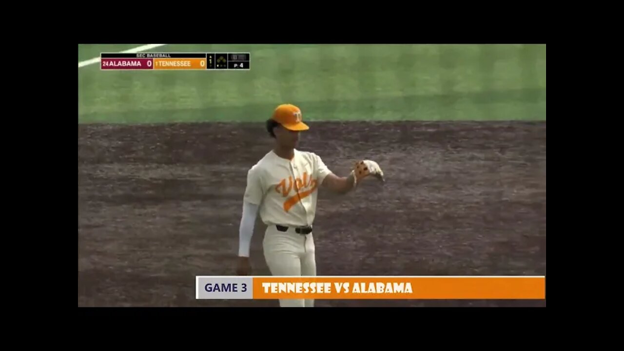 #24 Alabama vs #1 Tennessee Highlights (Game 3) | 2022 College Baseball #Tennesseebaseball