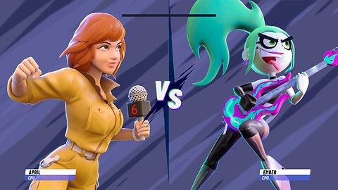 Nickelodeon All Star Brawl 2: April O'Neil vs Ember