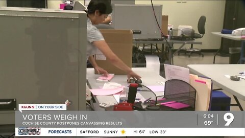 Reactions to Cochise County not canvassing election results