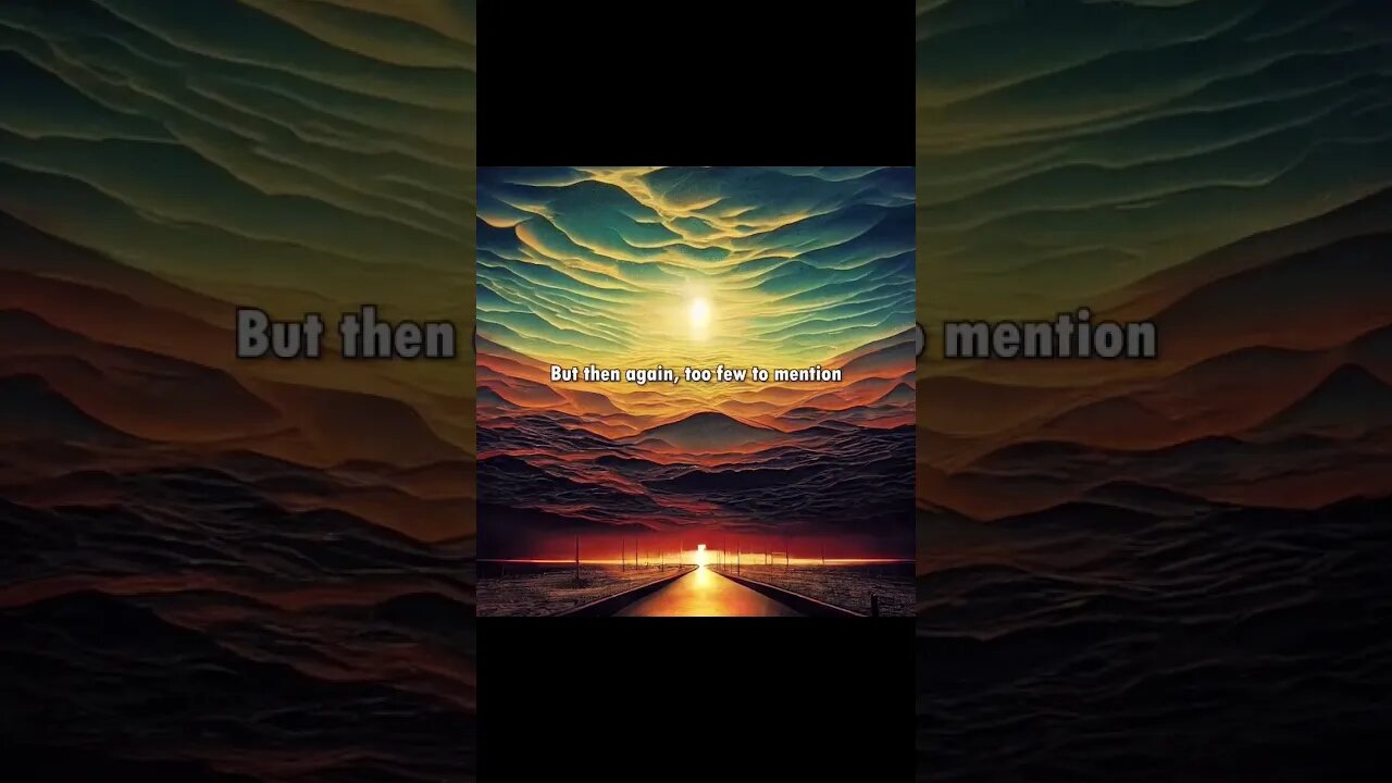 My Way by Frank Sinatra - But every lyric is an AI-generated image