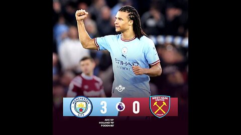 Manchester City 3-0 West Ham 🔥🔥🔥🔥 All goals