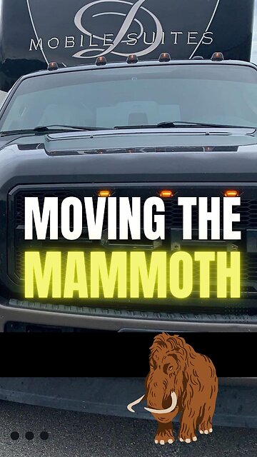 Moving Our Mammoth 5th Wheel 🦣 #rvlife #rvliving #fulltimerv #5thwheel #rvtips #