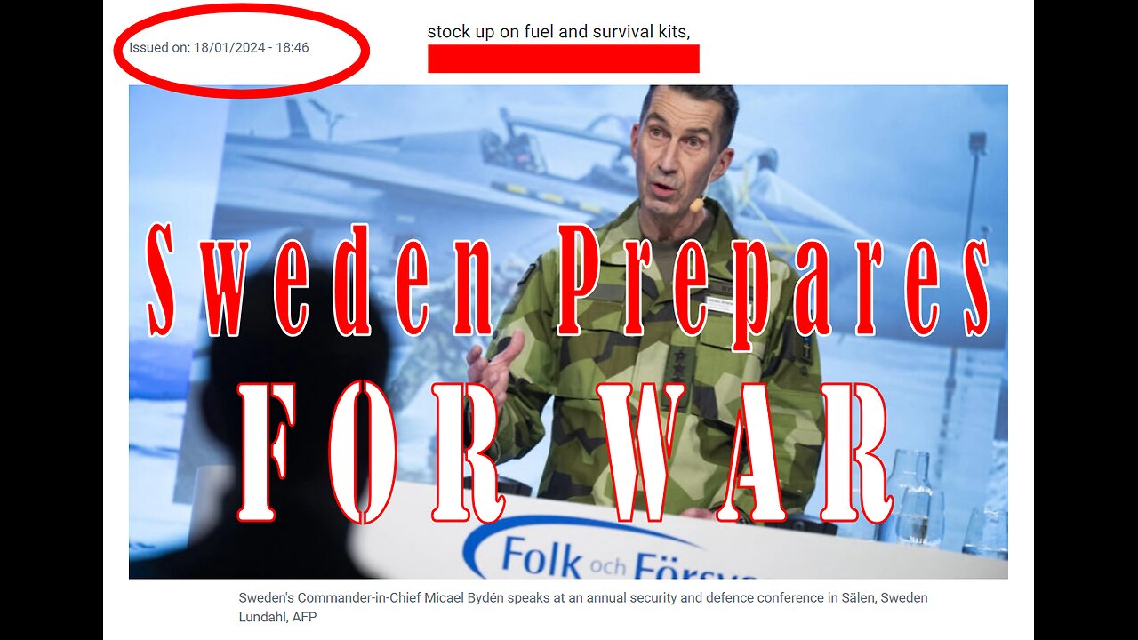 Sweden prepares for WAR with Russia!