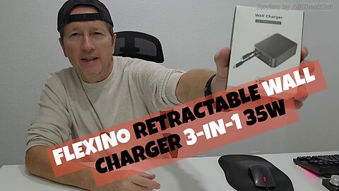 FLEXINO Retractable Wall Charger Review | 3-in-1 Foldable Fast Charger With Lightning And USB-C