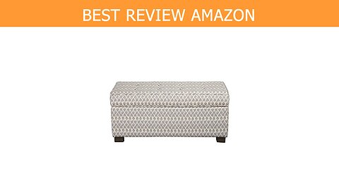 HomePop Upholstered Rectangle Storage Diamond Review