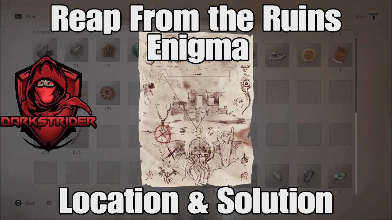 Assassin's Creed Mirage- Reap From the Ruins Enigma