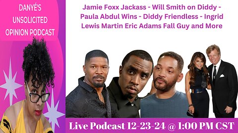 Live Stream - Jamie Foxx Jackass - Will Smith on Diddy and More