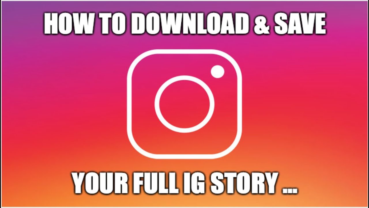 How to DOWNLOAD & SAVE Your Full IG Story on Instagram - Basic Tutorial | New