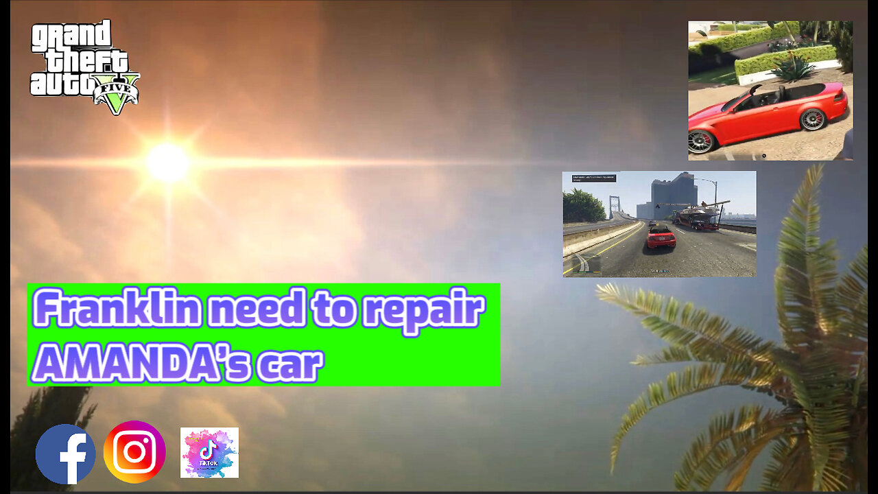 Franklin need to repair Amanda’s car GTA5 Story Mode PlayStation