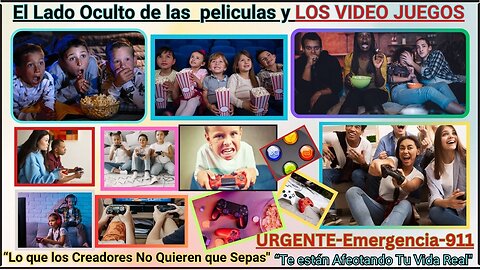 "Más Allá de la Diversión:Los Peligros Ocultos -Videojuegos- Películas
