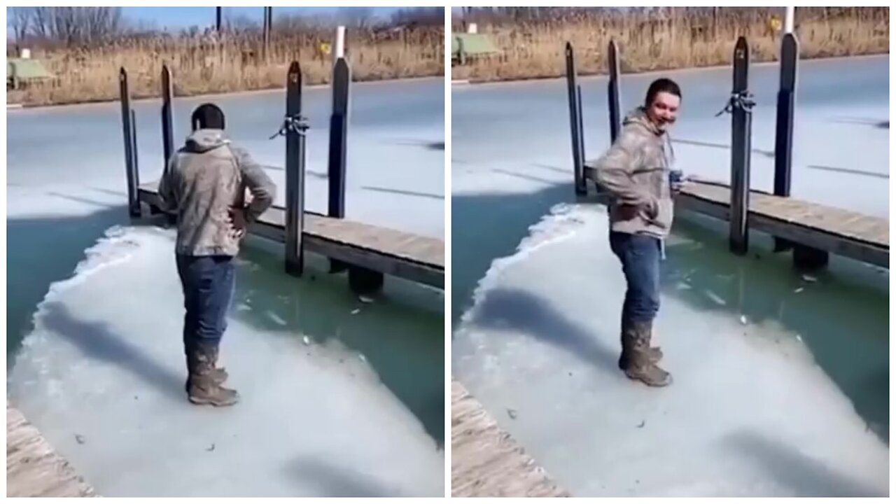 The ice is already strong, look: