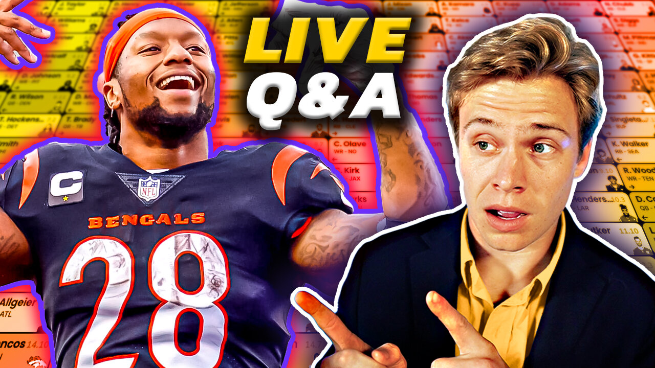 Answering Fantasy Football Questions! (Live)