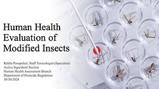 CALL TO ACTION: Oxitec pushing to release CrispR engineered mosquitoes in California!