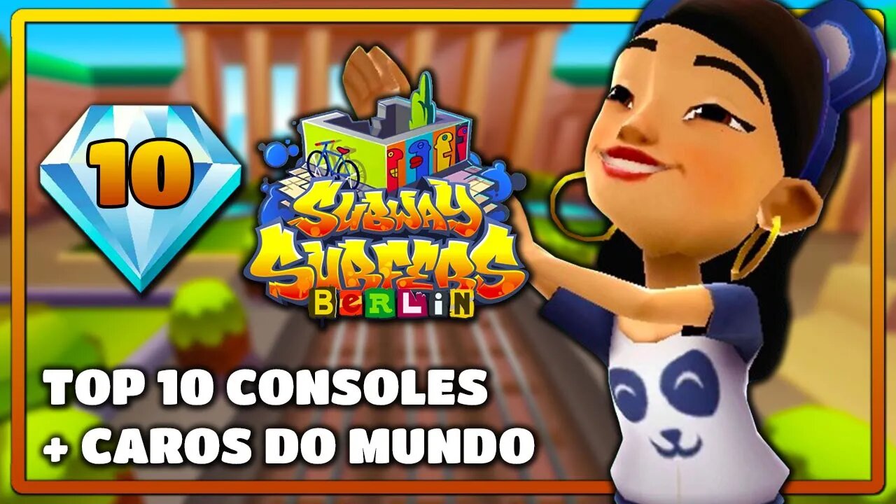 Subway Surfers Berlim 2021 | Caçada Sazonal | Top 10 Consoles mais caros