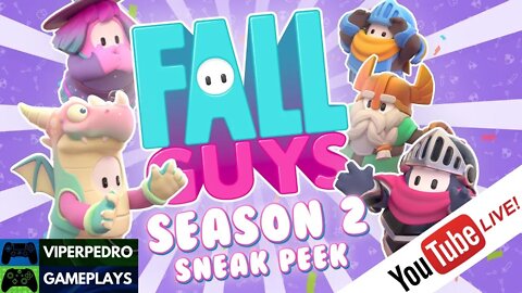[LIVE] A ESPERA ACABOU! Chegou a SEGUNDA TEMPORADA de FALL GUYS! (PC/Steam) 1080p 60 FPS