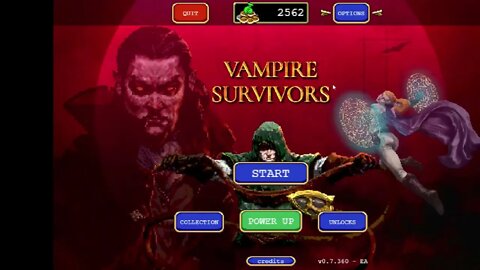 Vampire Survivors- never ave' been good at this game.