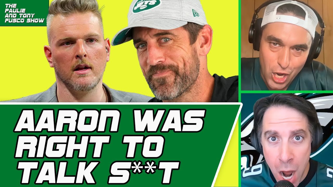 Why it's OK for Aaron Rodgers to talk s**t about Jimmy Kimmel on ESPN's Pat McAfee Show | Fusco Show