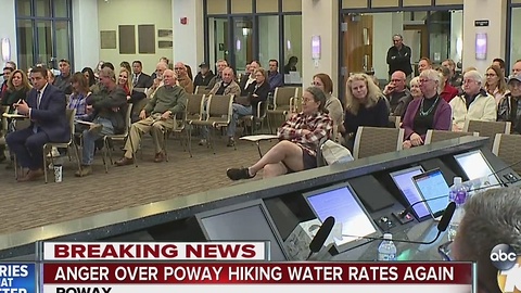 Anger over Poway water rate hike