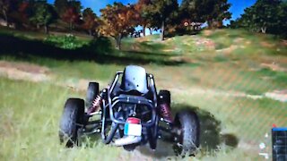 Buggy Kills Enemy After Driver Gets Injured