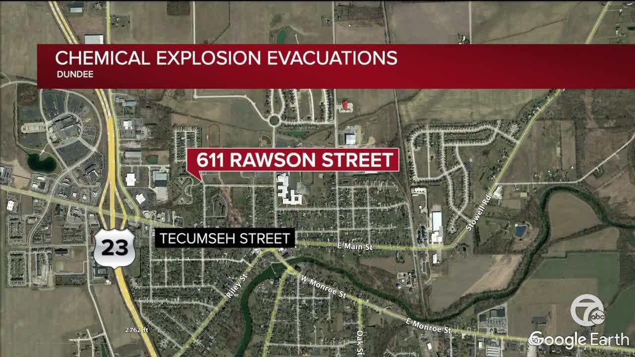 Chemical explosion evacuations