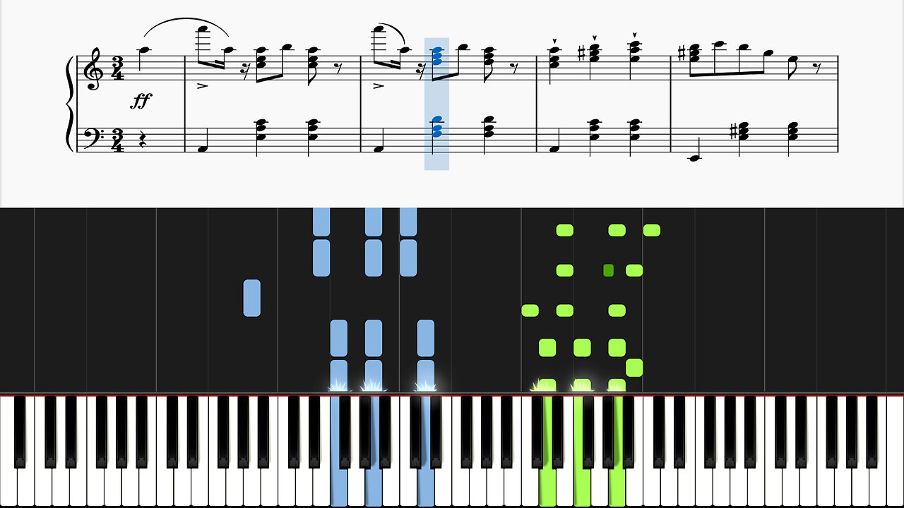 F. Schubert - 12 Grazer Waltzer, D. 924, Op. 91, No. 7 (Piano Tutorial)