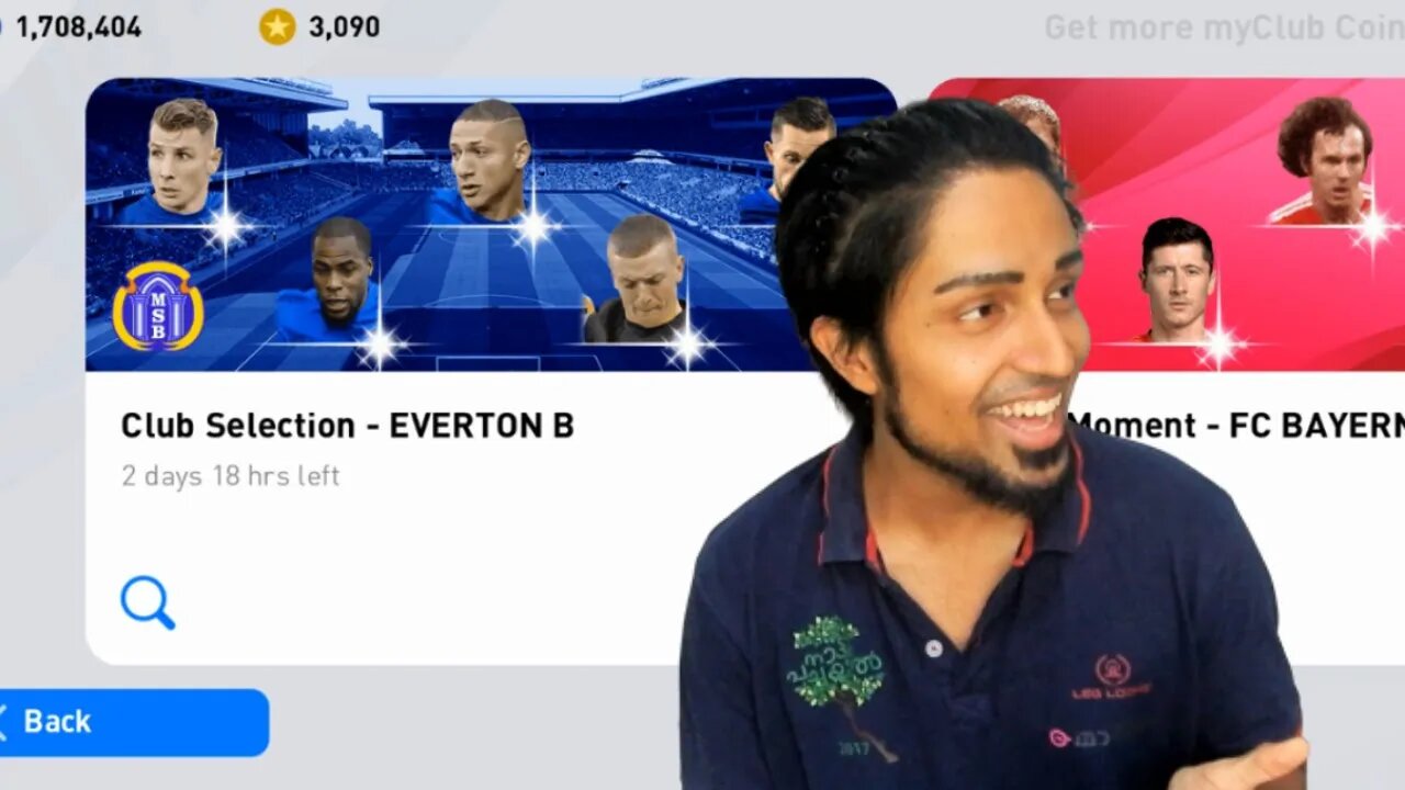 Club Selection - EVERTON B PACK OPENING | PES 20 MOBILE