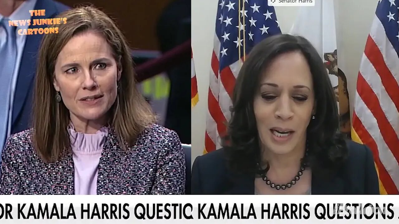 When bully politician Harris met classy constitutionalist Barrett. Day 2.