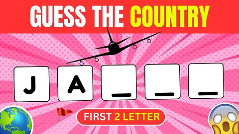 🚩 Guess ALL The 40 Scramble Country In The World THE ULTIMATE SCRAMBLE COUNTRY QUIZ l Country Quiz