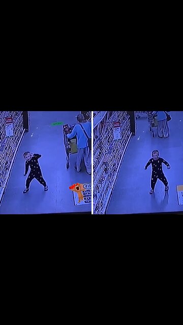 Dancing Kid Busts A Move In The Middle Of A Supermarket