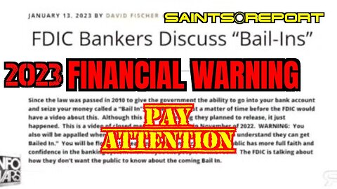 2474. Get Ready!⚠️This is a Financial WARNING⚠️2023