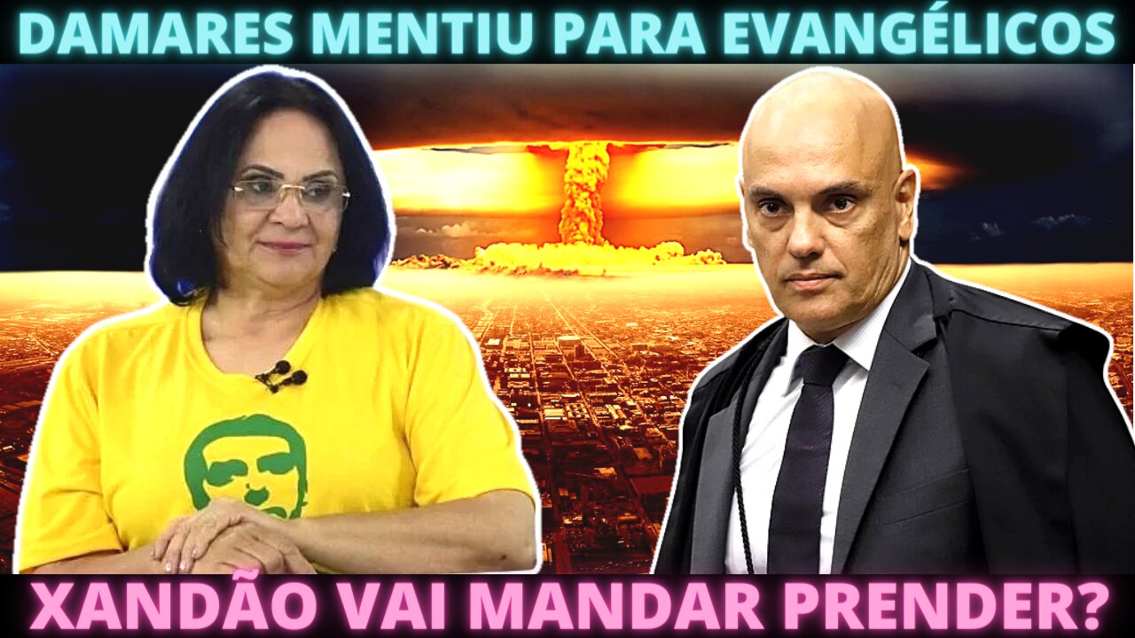 Polícia Federal diz que Damares mentiu em culto. Xandão vai prender?